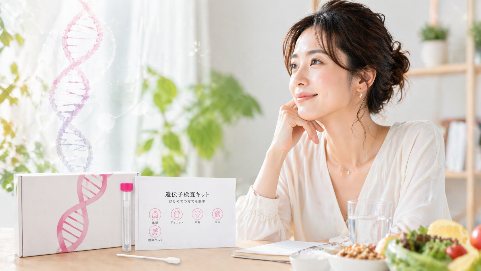 痩せない原因を知りたい女性向け遺伝子検査ランキング